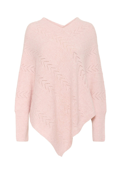 Cream HOLIDAY PONCHO - Jumper - Oat Melange