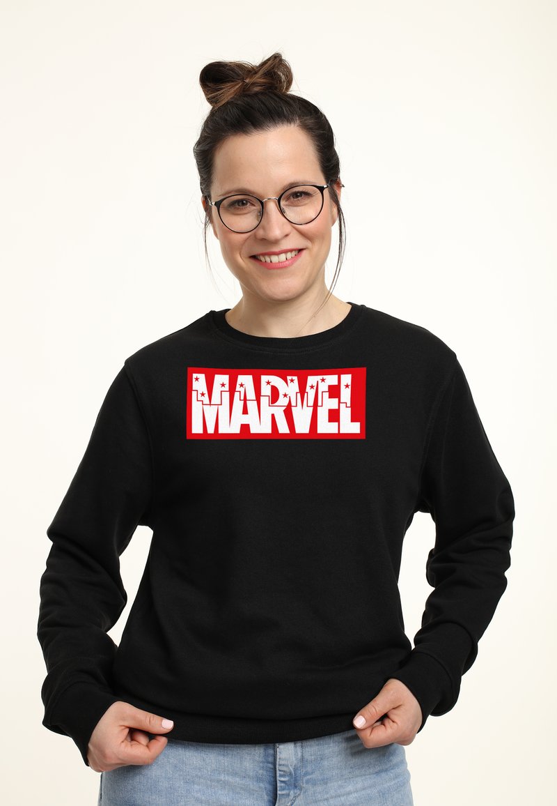 Henry Tiger MARVEL SKYLINE - Sweatshirt - Black