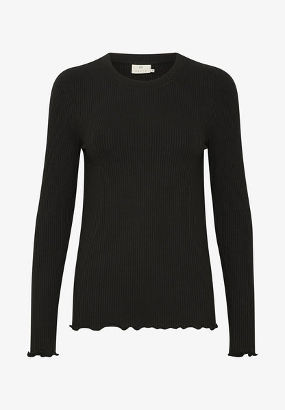 Kaffe KADREW - Langarmshirt - Black Deep