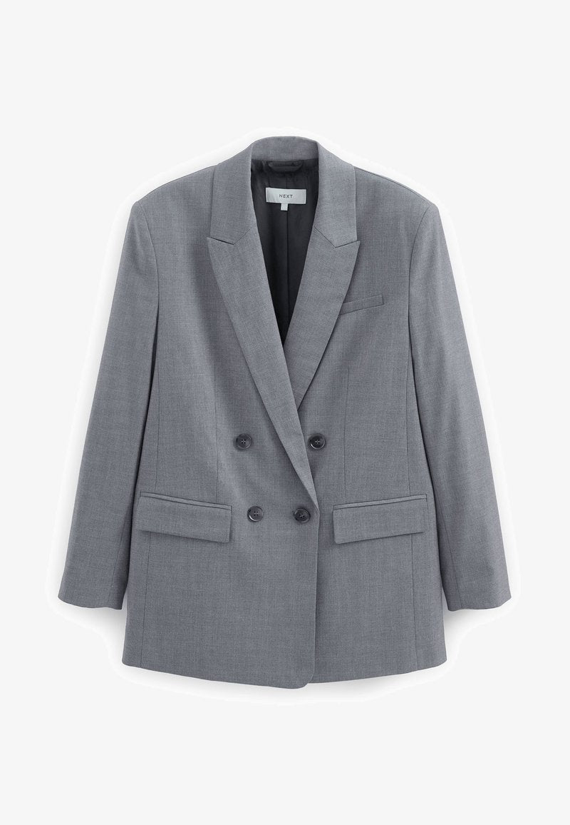 Next DOUBLE BREASTED STANDARD - Kurzmantel - Grey
