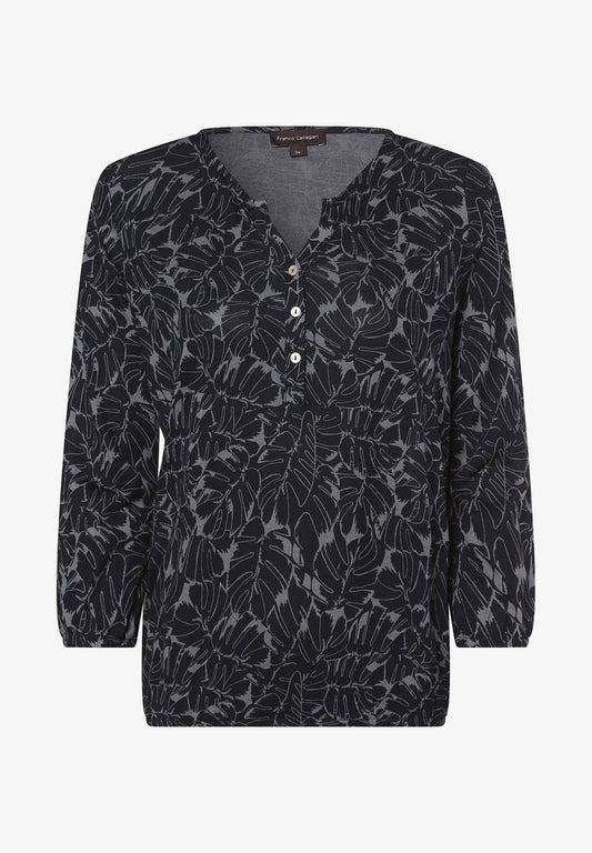  Bluse - Marine Hellblau