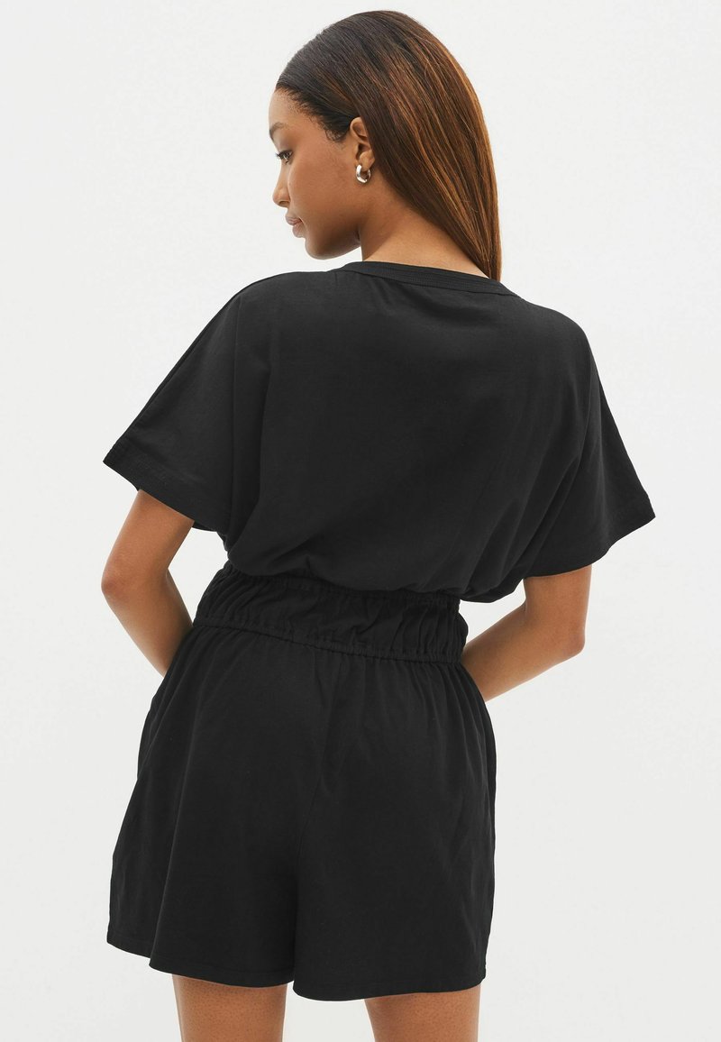 Next EMBROIDERY DETAIL PLAYSUIT STANDARD - Jumpsuit - Black