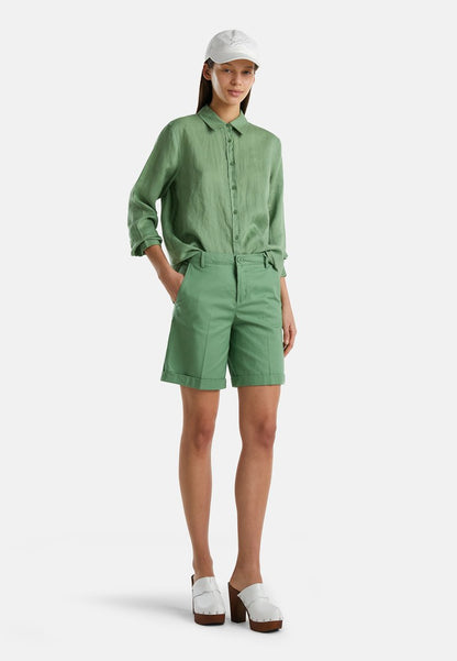 United Colors Of Benetton BERMUDA IN STRETCH - Shorts - Green