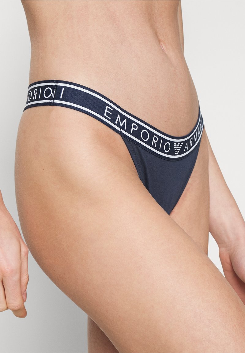 Emporio Armani THONG 2 PACK - String - Marine