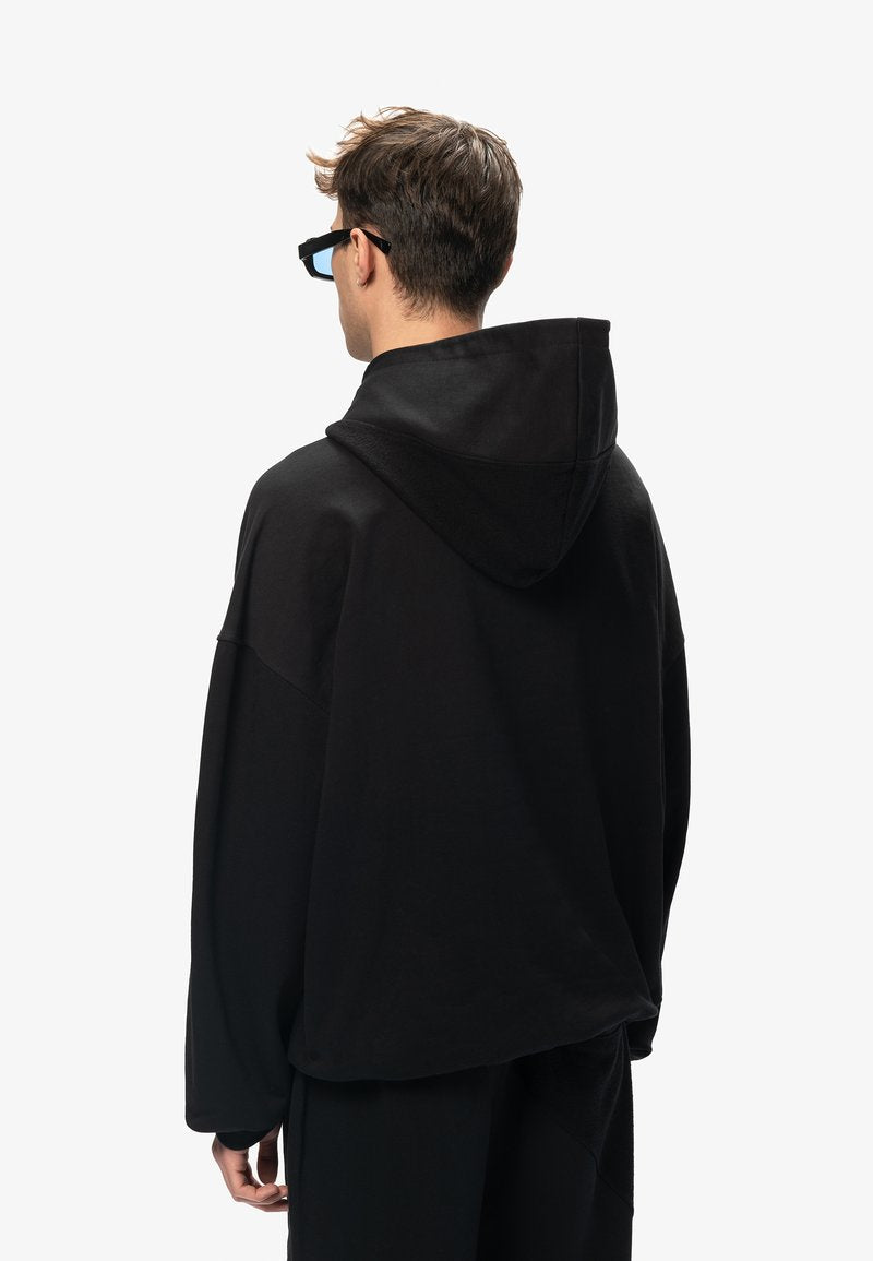  SPLIT HOODIE UNISEX - Kapuzenpullover - Black
