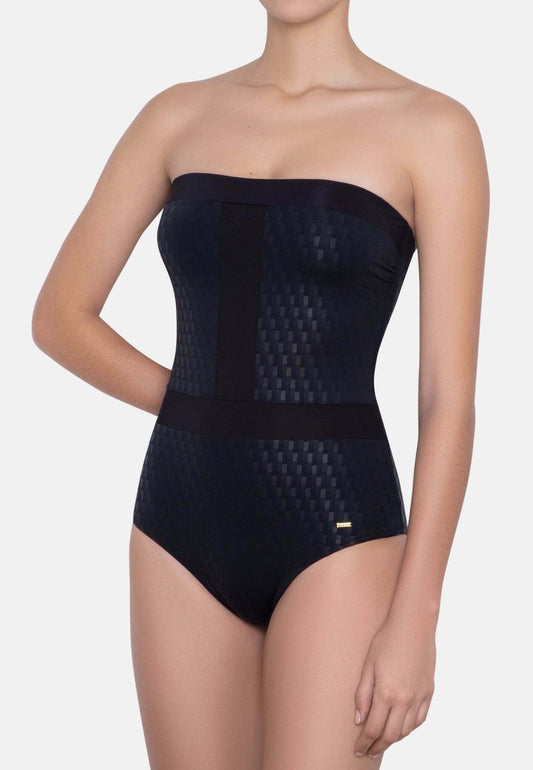  STRAPLESS ONE-PIECE ESTELLE - Badeanzug - Black