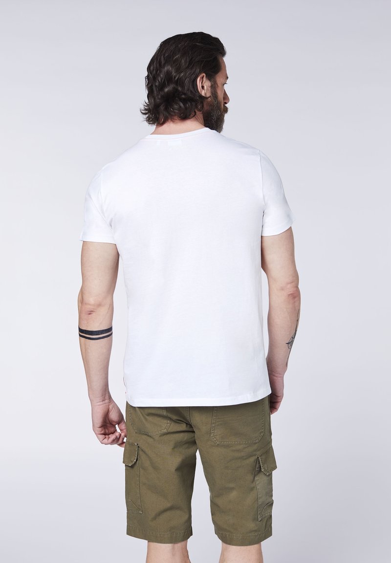 Gardena MIT GRASSCHEREN FRONTPRINT - T-Shirt Print - Bright White