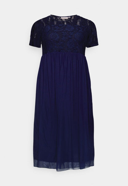 ONLY CARMAKOMA CARMARY DRESS - Ballkleid - Navy Blazer