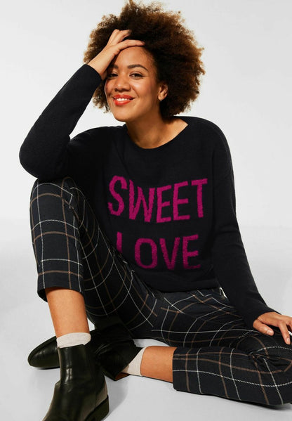 STREET ONE Strickpullover - Blau