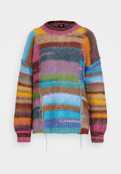 BDG Urban Outfitters SQUARE CHUNKY - Strickpullover - Multi