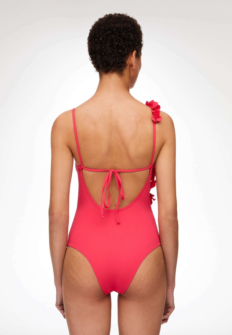 Oysho APPLIQUÉ BANDEAU - Badeanzug - Coral