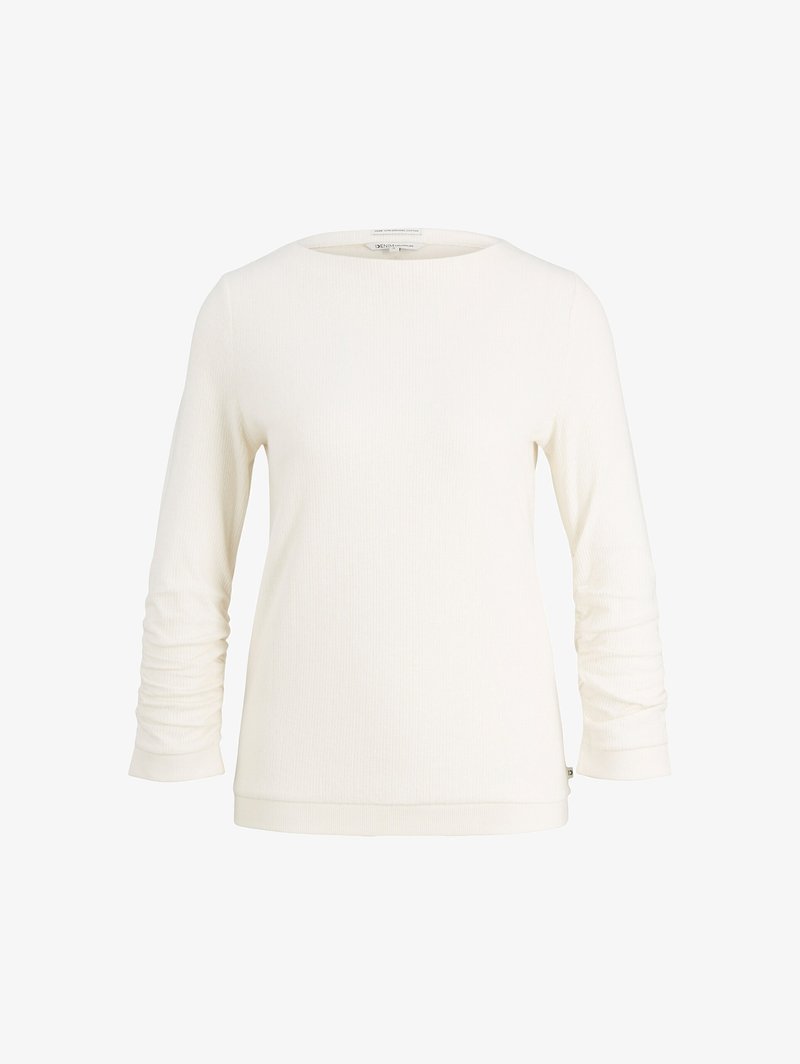 TOM TAILOR Denim JACQUARD  - Strickpullover - Gardenia White