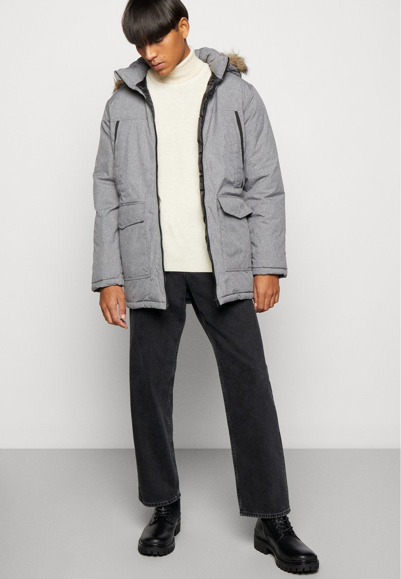 Jack & Jones JJECRAFT - Wintermantel - Grey
