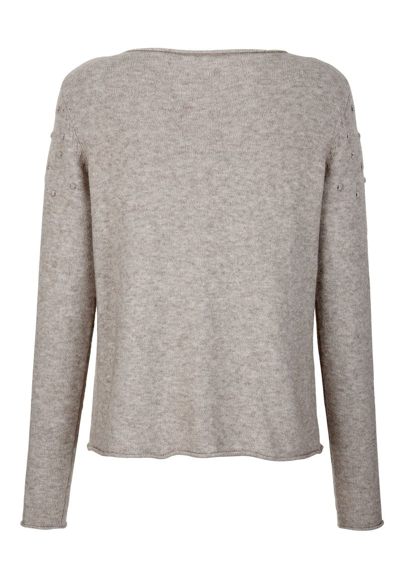  Strickpullover - Taupe