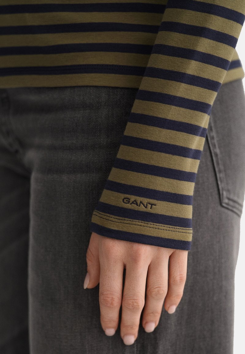 Gant Langarmshirt - Hunter Green