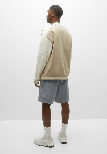 PULL & BEAR VARSITY - Bomberjacke - Sand