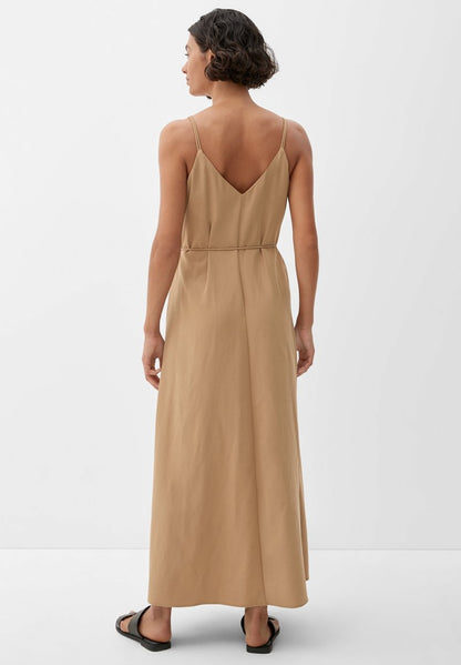 S.Oliver BLACK LABEL MET STRIKCEINTUUR - Maxikleid - Brown