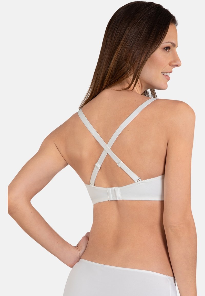 Naturana MIT GLANZBAND SOLUTION - Trägerloser/variabler BH - Ecru