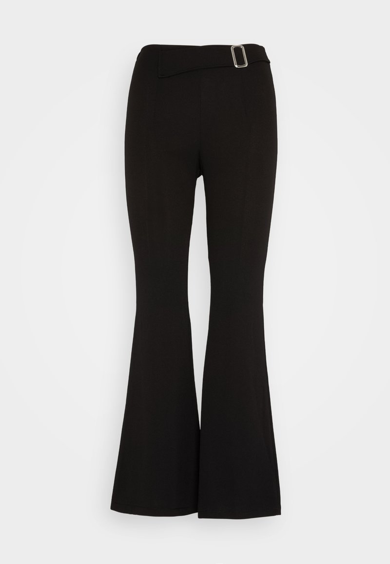 Wal G MELODY BUCKLE TROUSER - Stoffhose - Black