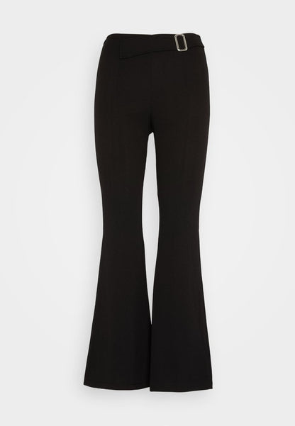 Wal G MELODY BUCKLE TROUSER - Stoffhose - Black