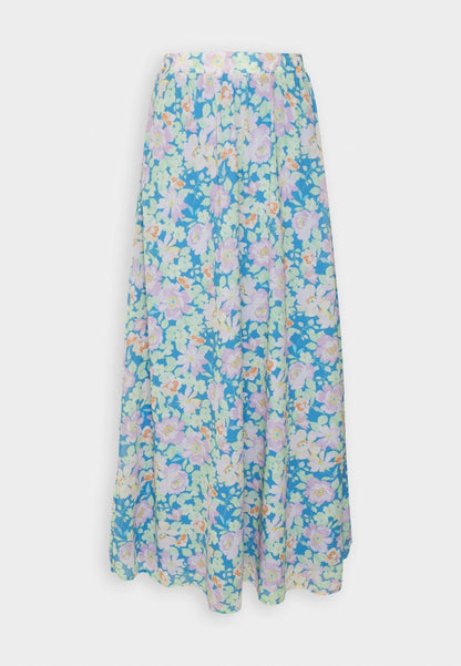 Vila VIASTRID SKIRT - Maxirock - Azure Blue