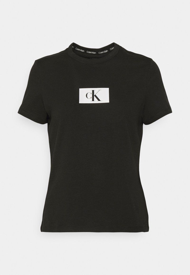 CALVIN KLEIN UNDERWEAR CREW NECK - Nachtwäsche Shirt - Black