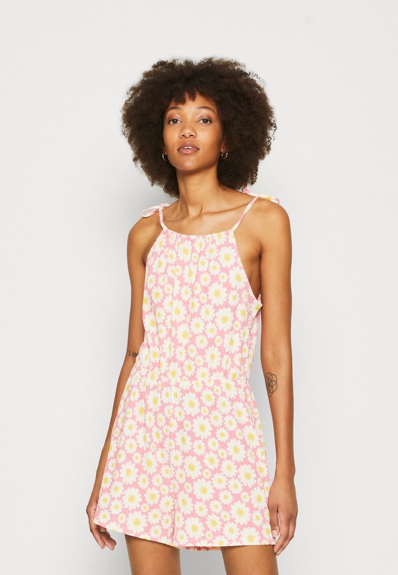 Pieces PCHINA - Jumpsuit - Pink/off-white