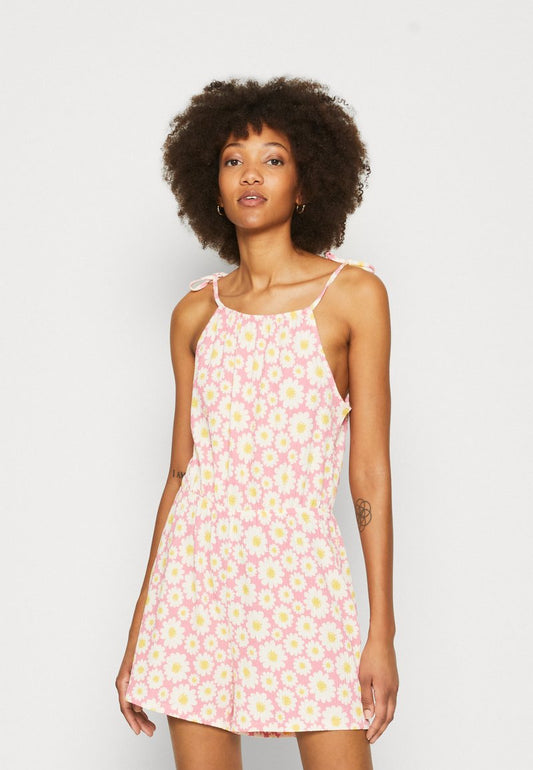 Pieces PCHINA - Jumpsuit - Pink/off-white