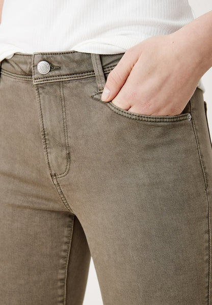 S.Oliver Jeans Shorts - Light Green Stretc