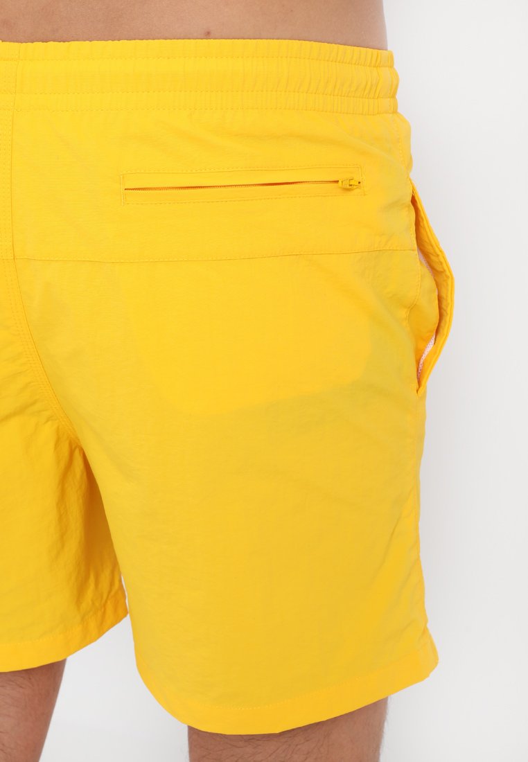URBAN CLASSICS BLOCK SWIM SHORTS - Badeshorts - Chrome Yellow