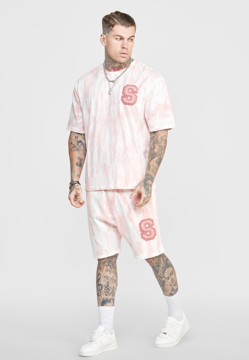 SikSilk TIE DYE JOGGER - Shorts - Pink