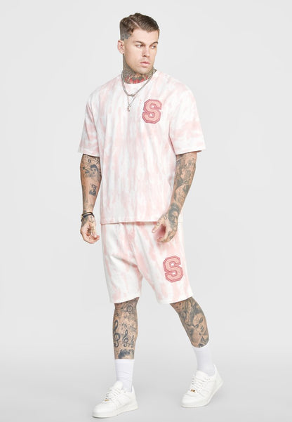 SikSilk TIE DYE JOGGER - Shorts - Pink