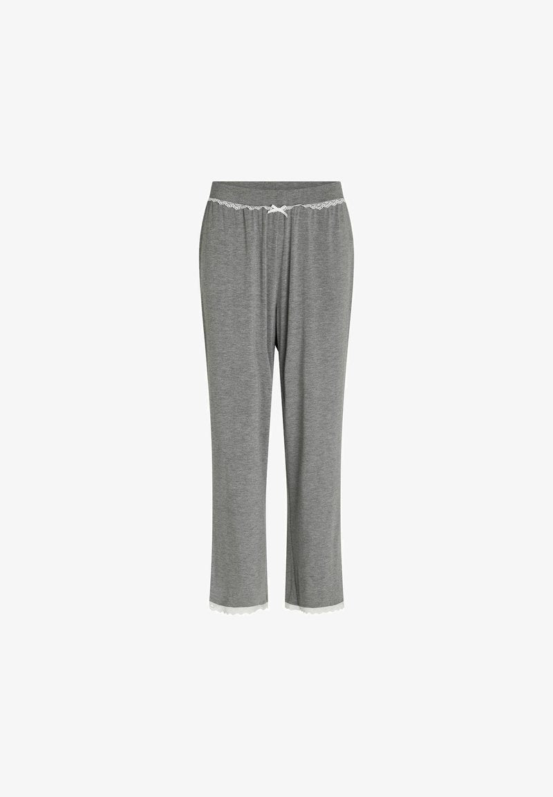  JASMIN - Nachtwäsche Hose - Grey Melange