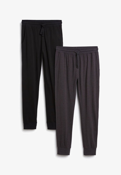 Next CUFFED 2 PACK STANDARD - Nachtwäsche Hose - Black Grey