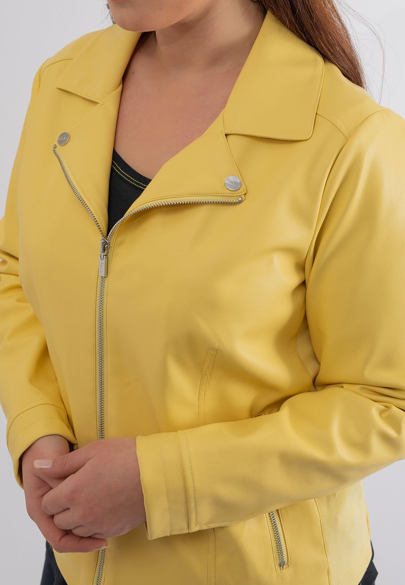 October Kunstlederjacke - Yellow