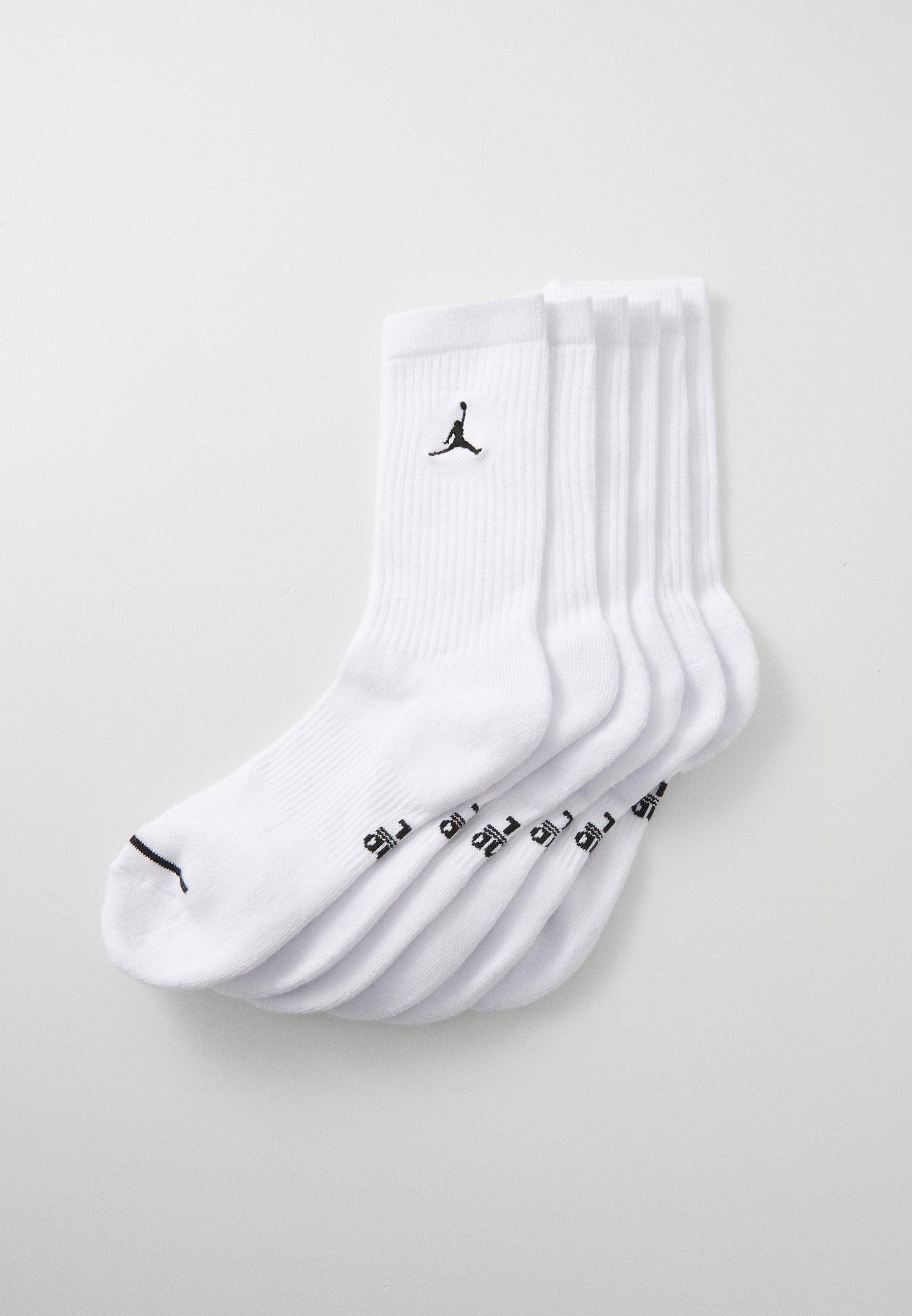 Jordan CUSH CREW 6 PACK - Sports Socks - Black/white