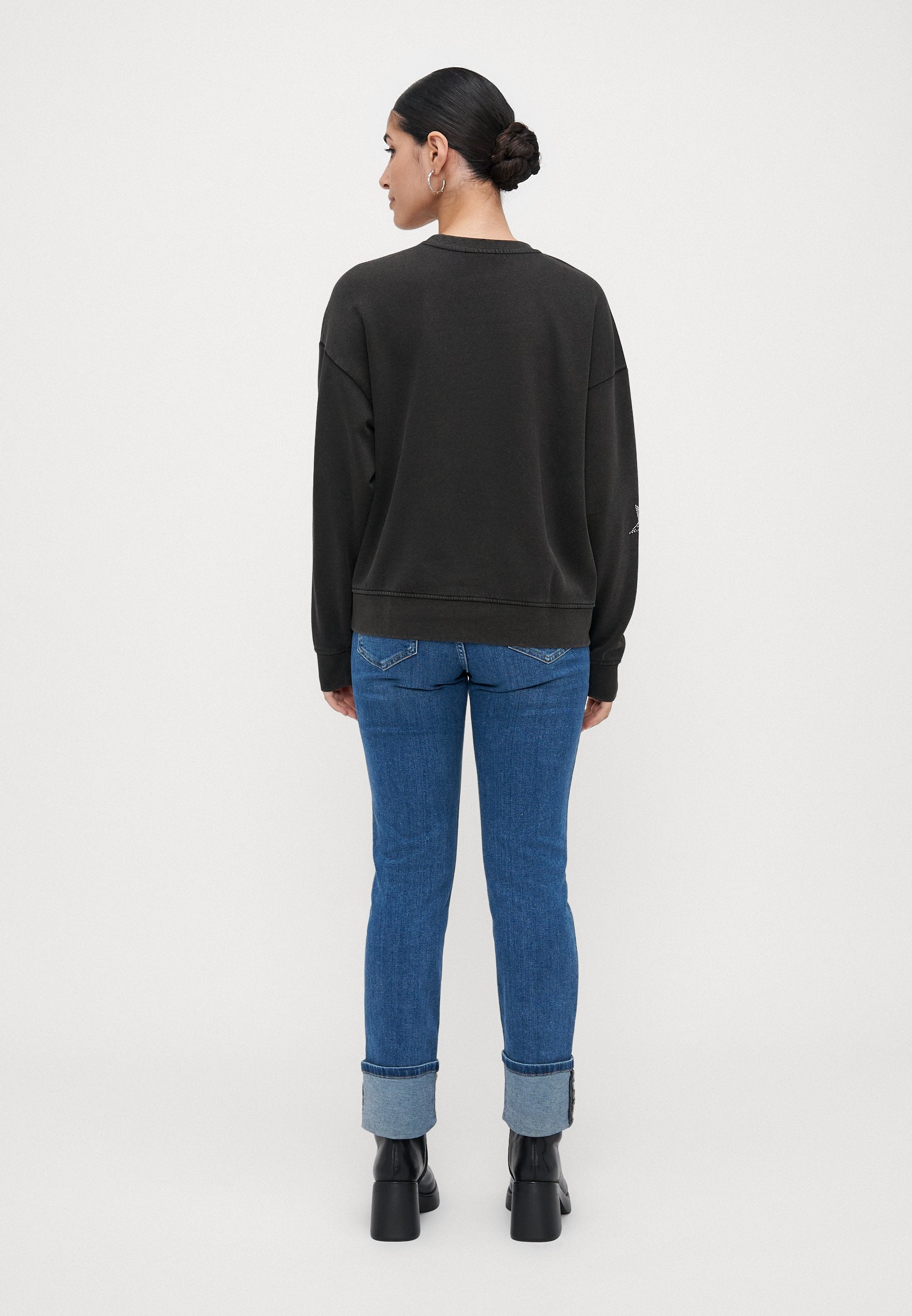 ONLY Petite ONLSUI MID FOLD UP - Slim Fit Jeans - Medium Blue Denim