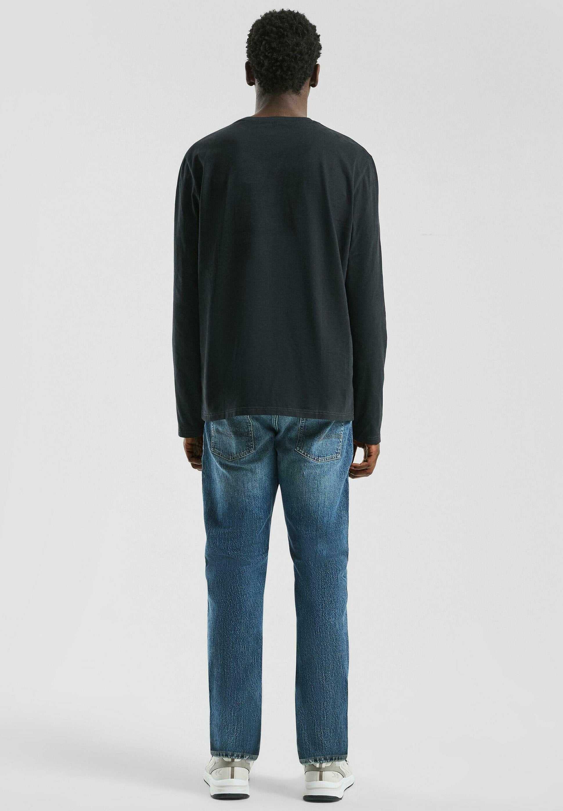  Long Sleeved Top - Schwarz