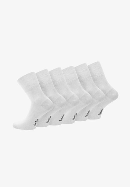  BAMBOO HEALTH LOW CUT 6 PACK - Socken - Schwarz