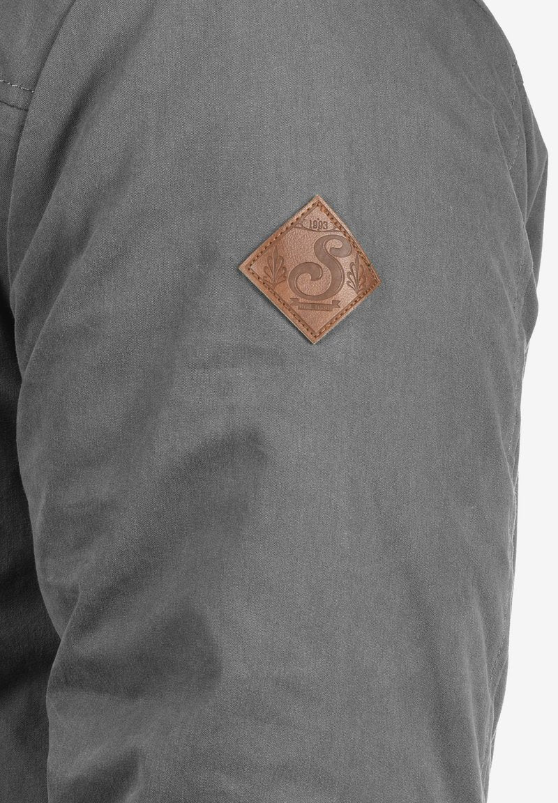Solid SDDRY - Wintermantel - Dark Grey