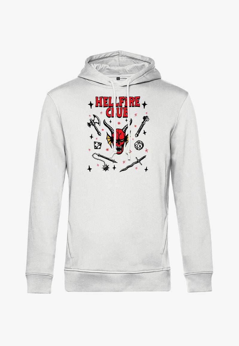 Henry Tiger STRANGER THINGS TEXTBOOK HFC - Kapuzenpullover - White