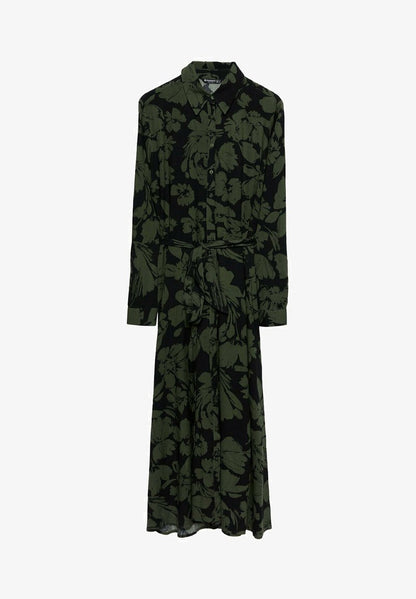 Stradivarius Blusenkleid - Khaki