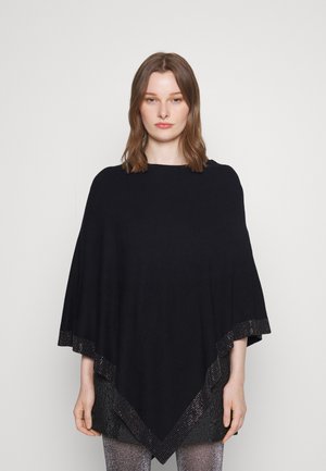 Studio RAGNHILD PONCHO - Cape - Black Blue