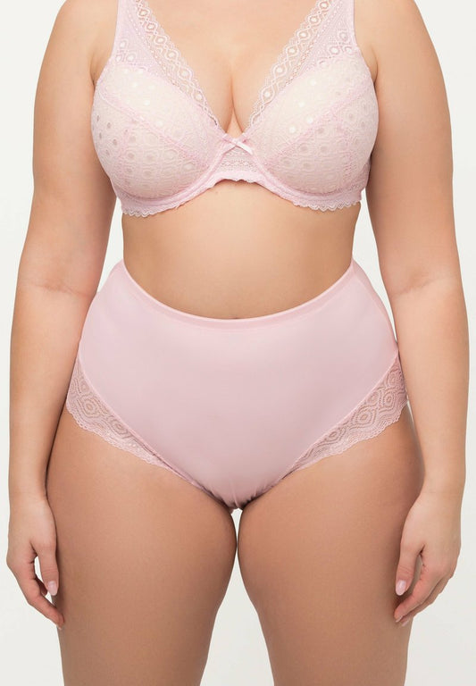 Ulla Popken MAXI KANT MICROGAREN - Slip - Baby Rosa