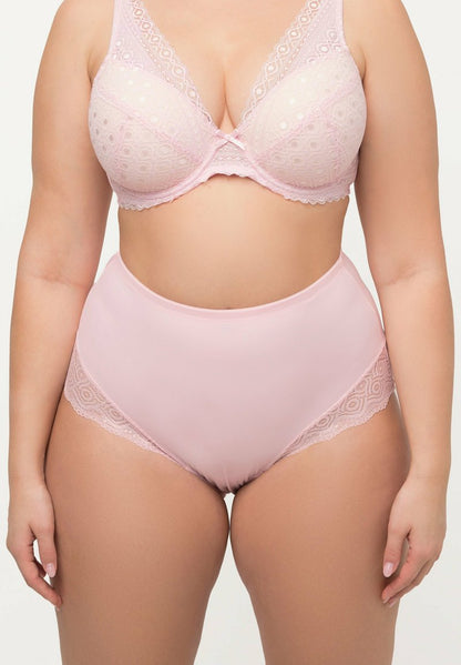 Ulla Popken MAXI KANT MICROGAREN - Slip - Baby Rosa