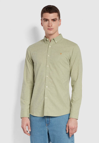 Farah STEEN - Hemd - Moss Green
