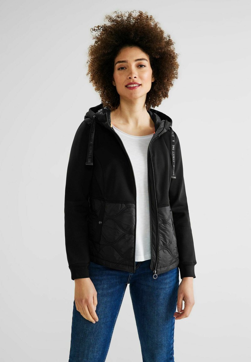 STREET ONE MATERIALMIX - Übergangsjacke - Schwarz