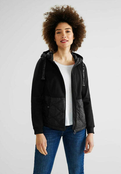 STREET ONE MATERIALMIX - Übergangsjacke - Schwarz