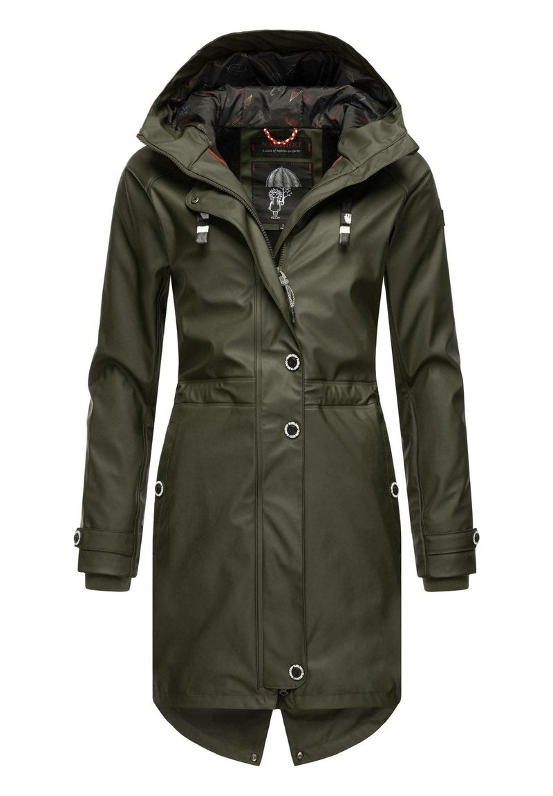 Navahoo RAINY FLOWER - Parka - Dark Olive