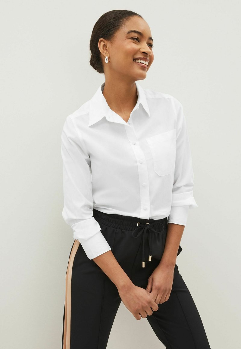 Next LONG SLEEVE WITH POCKET STANDARD - Hemdbluse - White